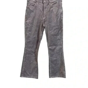 Citizens of Humanity Womens Demy Cropped Flare Denim Jeans Lilac Velvet Size 28